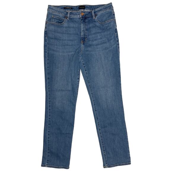 Talbots‎ Medium Wash Straight Leg Premium Palisade Wash Jeans Size 12 - Picture 1 of 8